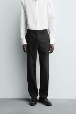 100% WOOL SUIT TROUSERS - Zara фото 2
