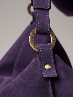 Замшевая сумка на плечо Deboro 30900 виноград