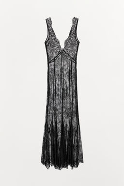 LONG LACE CAMISOLE DRESS - Zara фото 15