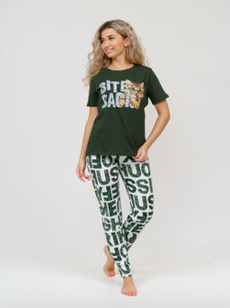 775/2 Пижама "Буквы/хаки"