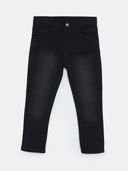 Beli Lastikli Basic Erkek Bebek Jean Pantolon