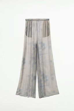 FLOWING TIE-DYE TROUSERS - Zara фото 3
