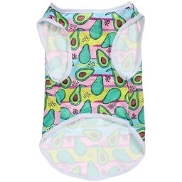 Цена за 2 шт. Майка для собак и кошек мелких и средних пород "БРО на стиле", авокадо, размер ХL (длина спинки 36см, объем груди 43см, от 9 до 12кг)