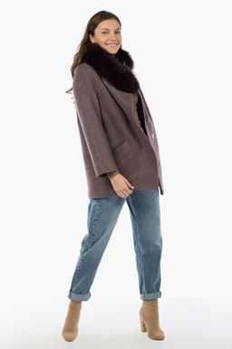 Мех натуральный (песец) Пальто утепленное Термофинн 100 г - El podio фото 12