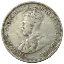 Монета 6 пенсов 1936 года Австралия