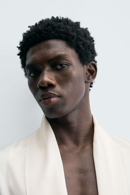 LIMITED EDITION FLOWING SHAWL COLLAR SHIRT - Zara фото 6