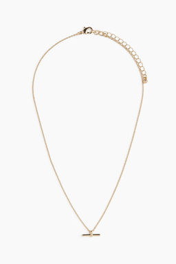 Collar con barra en T