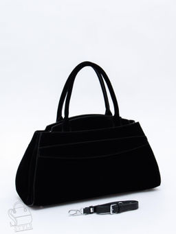 Сумка женская кожаная 3380Q black Polina&Eiterou в Новосибирске