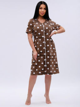 Халат "Рената" круги, трикотаж