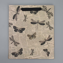 Пакет крафтовый вертикальный Бабочки, 23 х 27 х 11,5 см - Дарите счастье фото 5