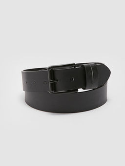 Deri G?r?n?ml? Erkek Kemer