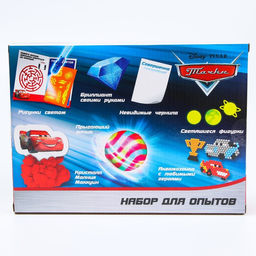 Набор для опытов Большой набор опытов,7 крутых опытов, 7 в 1, Тачки - Disney фото 6