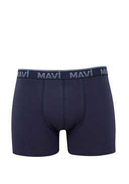 3lu Lacivert Boxer Seti - Mavi фото 3