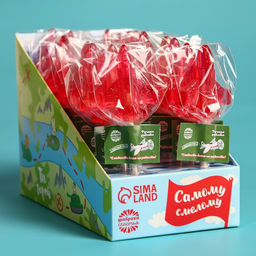 Цена за 20 шт. Леденец на палочке Самому смелому, в шоубоксе, 20 шт. ? 10 г