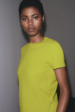 SHORT SLEEVE INTERLOCK T-SHIRT - Zara фото 62