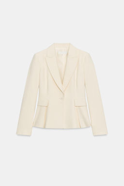 BLAZER ENTALLADA PEPLUM HOMBRERAS / Crudo - Zara фото 6