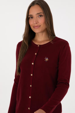 Kad_n Bordo Basic Triko H_rka Sepette S_rpriz _ndirim - U.s. polo assn фото 2