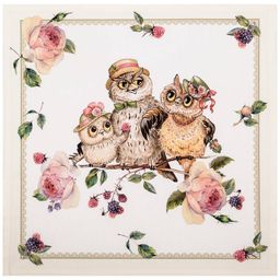 НАБОР САЛФЕТОК ИЗ 2-Х ШТ СОВУШКИ.ВИНТАЖ,40Х40СМ, 100 - Lefard фото 4