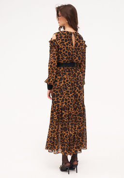 Платье KaVari 1067.1 леопард  фото 3
