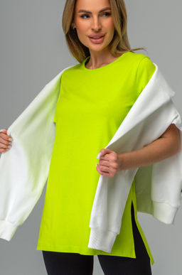 Удлиненная женская футболка с разрезами Happyfox - Happy fox фото 13