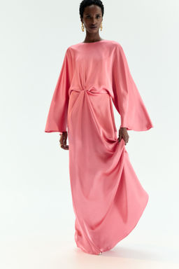 Vestido de sat?n con detalle girado - H&m фото 3