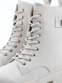 04-PAT159-2Z MILK Ботинки зимние женские (натуральная кожа, 100% шерсть)