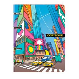 Тетрадь с кольцевым механизмом, 120 л. клетка, арт. 61519/ В КРАСКАХ