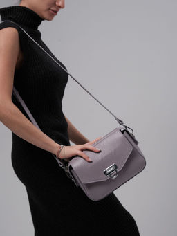 Сумка через плечо Azaro 3684 лиловая тень