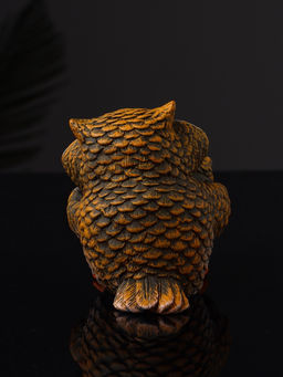 Фигурка полистоун «Сова кормит совёнка», 8×7.5×8.7 см