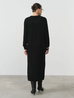 Платье из пуха яка 13210 черное