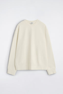 SUDADERA DE ALGOD?N LAVADO