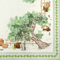 Скатерть Этель Olivia 180×145 см +/- 3 см, 100% хлопок, саржа 190 г/м²