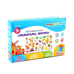Настольная игра «Панорама. Ферма», 32 детали