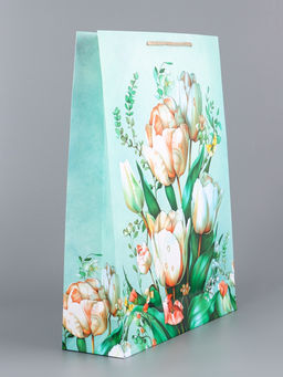 Цена за 2 шт. Пакет подарочный ламинированный вертикальный Блаженство, 33?42.5?10 см