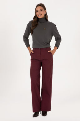 Kad_n Bordo Kanvas Pantolon Sepette S_rpriz _ndirim - U.s. polo assn фото 3