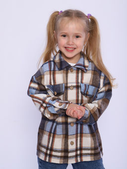 РБ012 Рубашка "Бавария" 3 (голубой; коричневый)