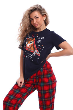 Пижама женская новогодняя Лошадка