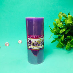 Цена за 4 шт. Свеча "Fantasy-Лавандовое поле" 4,8*12,4см YZ006