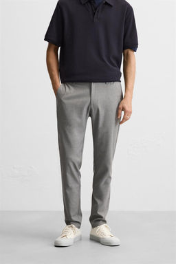 SLIM FIT COMFORT TROUSERS - Zara фото 46