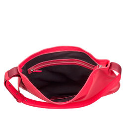 Итальянская большая наплечная сумка DuDu серии Sylvie | малиновый - Dudubags фото 4