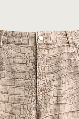 PANTAL?N RELAXED FIT ESTAMPADO ANIMAL / Estampado - Zara фото 3