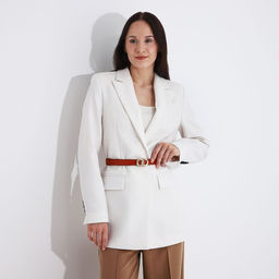 Ремень женский, ширина 2,2 см, пряжка металл, цвет рыжий - Simaland фото 3