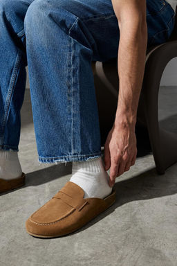 Siyah Erkek Sabo Terlik TAKSS26TE00008 - Trendyolmilla фото 7