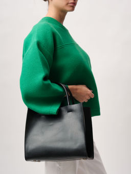 Кожаная сумка Deboro 30902 черный