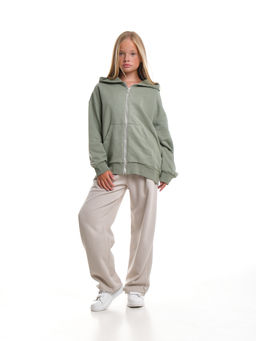 Брюки для девочки 33-7494 серый - Mini maxi фото 37