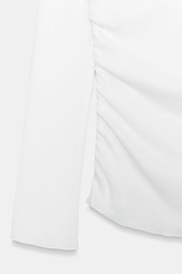 GATHERED BANDEAU T-SHIRT - Zara фото 10