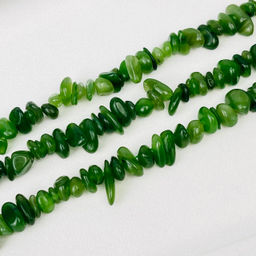 Бусины для украшений из Нефрита крошка 40 см