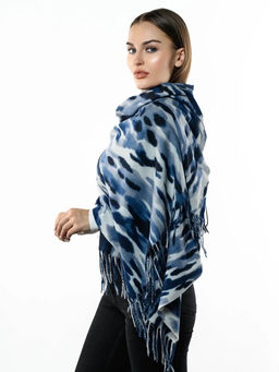 Яркий палантин с анималистичным принтом - Pretty mania фото 2