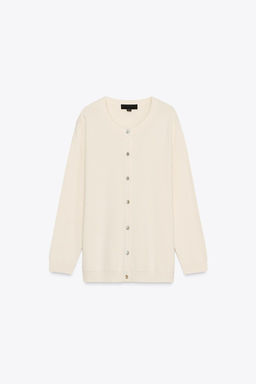 PLAIN KNIT CARDIGAN - Zara фото 4