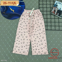 Штаны для девочки с принтом